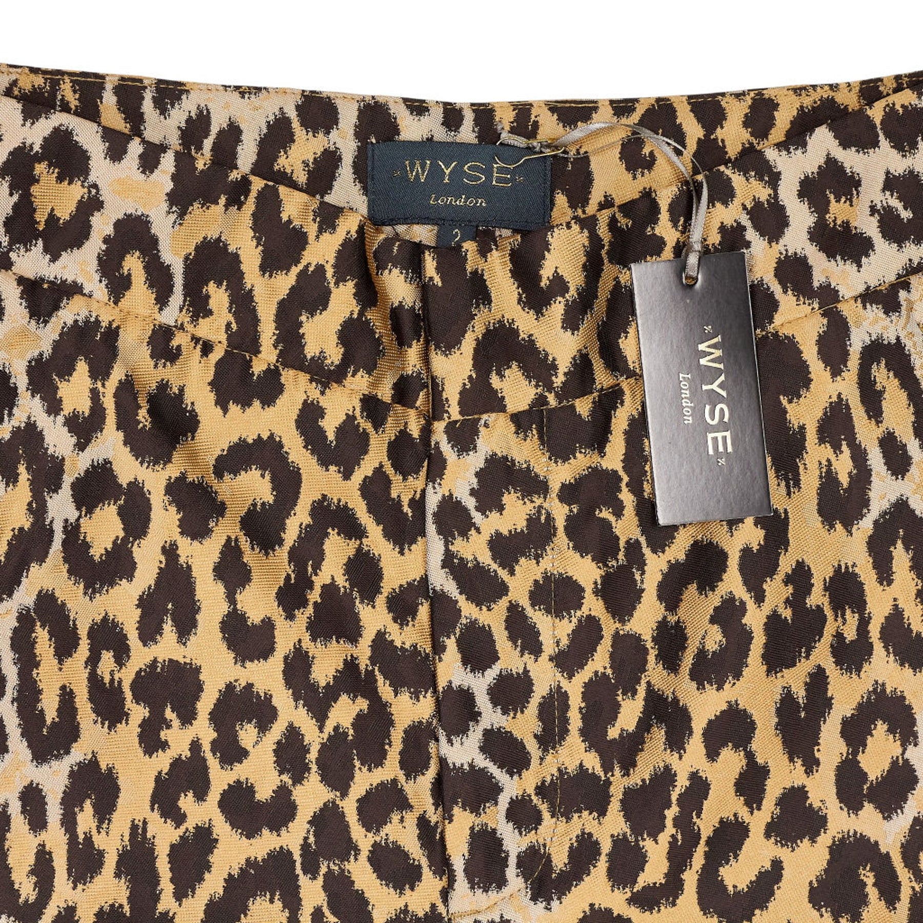 WYSE  Leopard Jacinda Jacquard Trouser