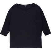 Baukjen Black 3/4 Sleeve Top