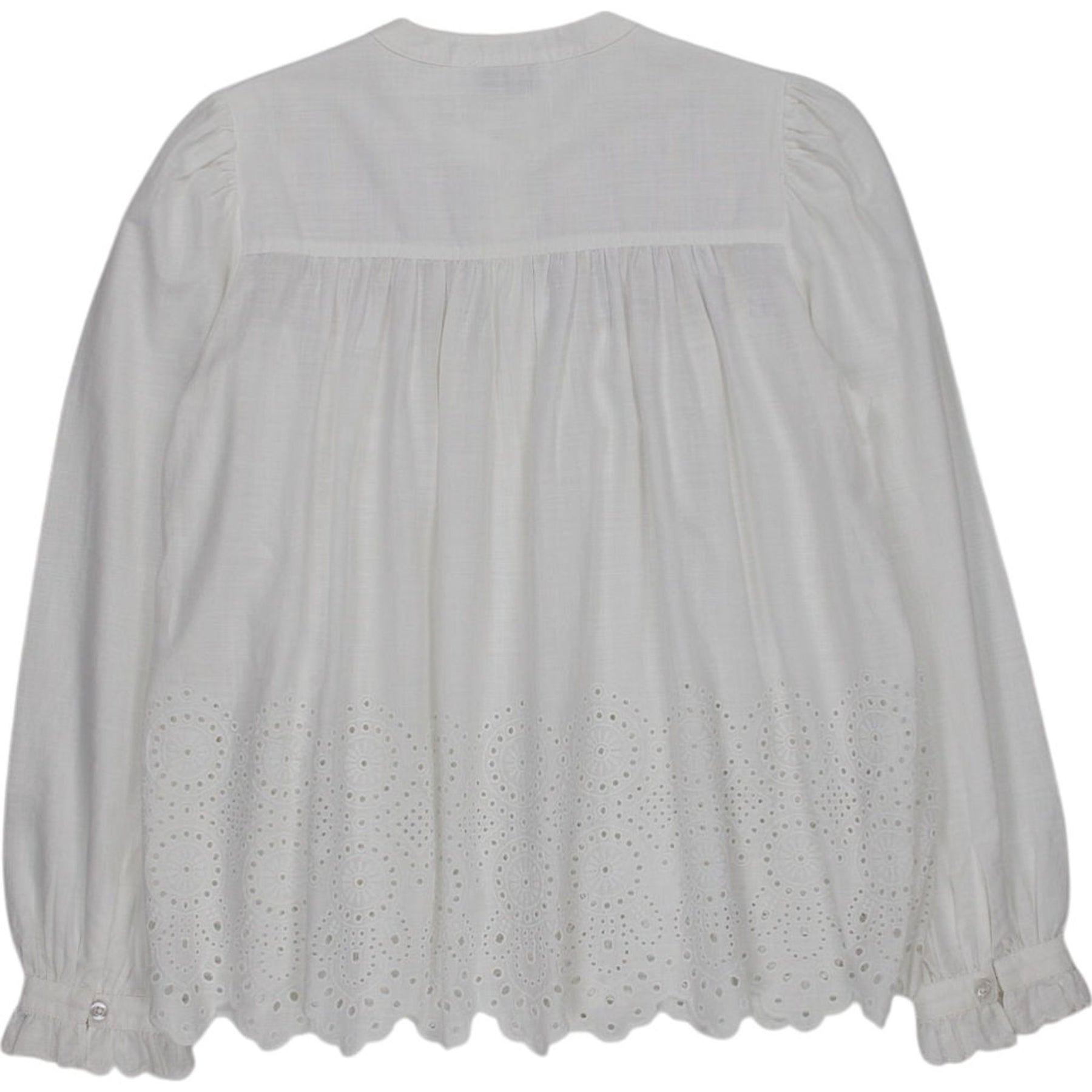 Kirei White Melody Pintuck Blouse