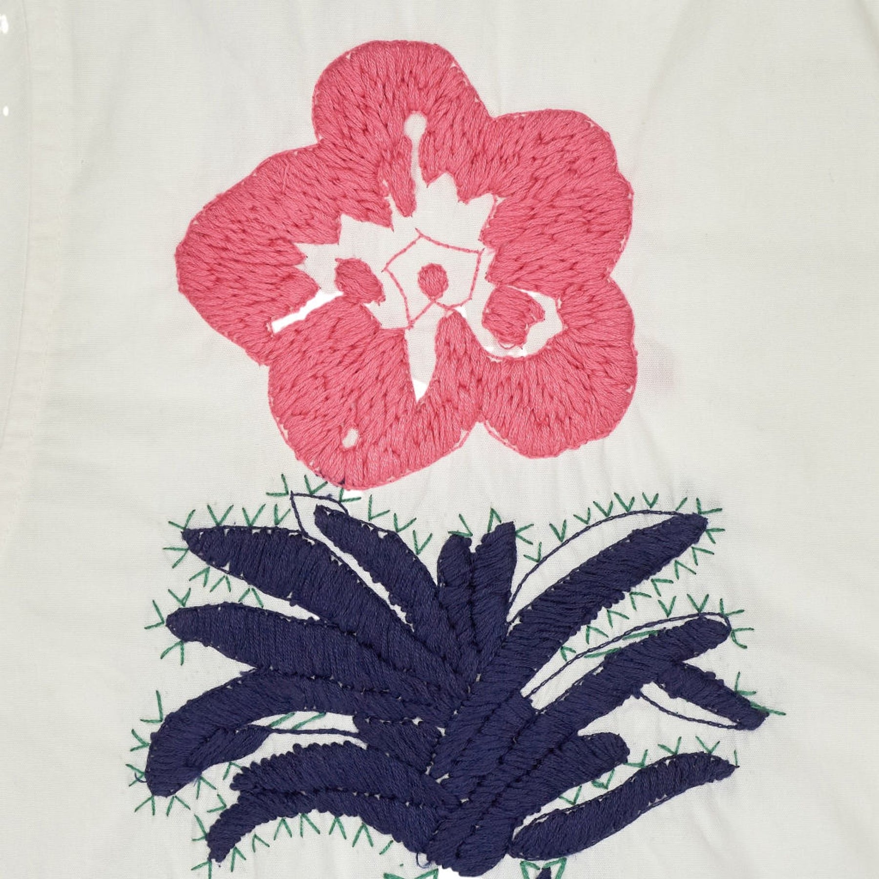 Noma t.d. White Embroidered Shirt
