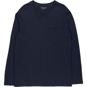Schiesser Navy Long Sleeve T-Shirt