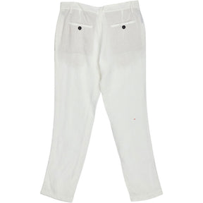 Forte Forte White Linen Blend Trousers