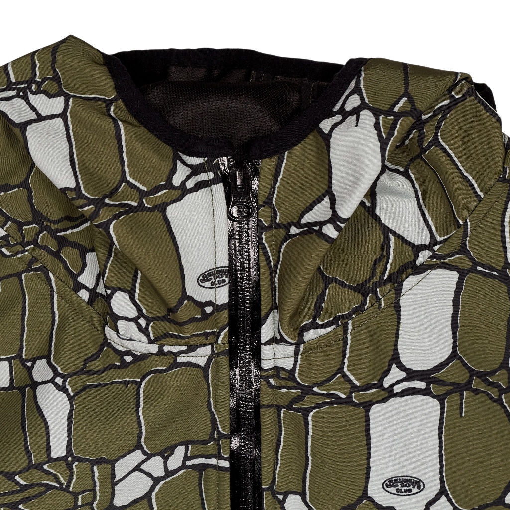 Billionaire Boys Club Green Graphic Print Jacket