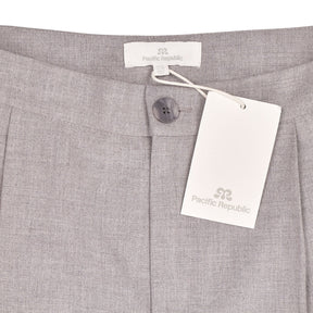 Pull & Bear Grey Pleated Shorts