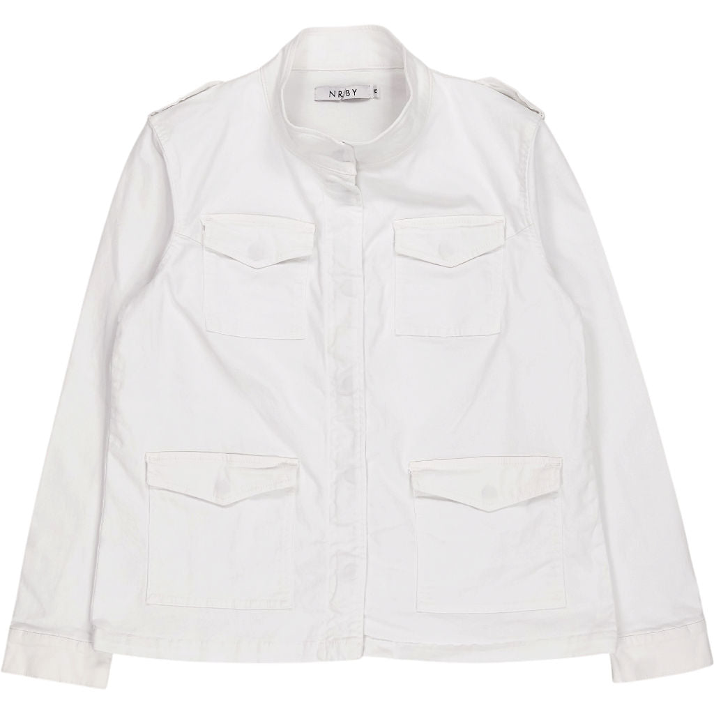 NRBY White Cotton Jacket