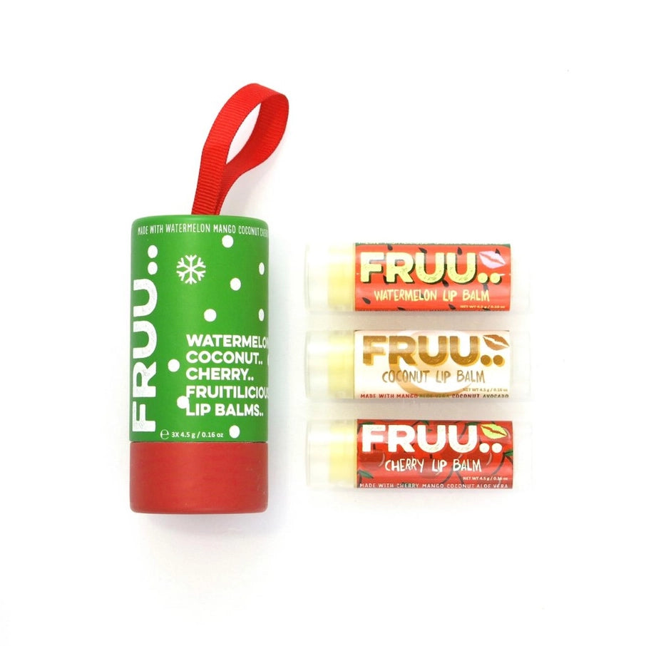 Fruity Lip Balm Trio Christmas Gift Set