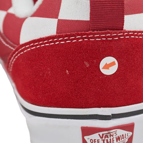 Vans Red Checkered Torsca Sk8-Hi Trainers
