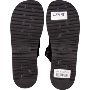 Fracap Black Suede Sandals