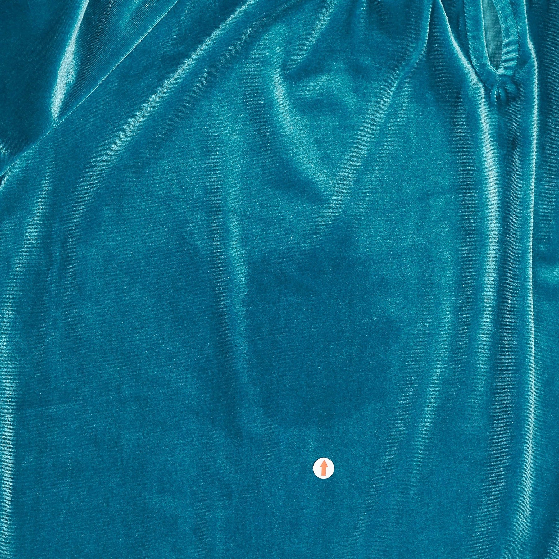 Lands' End Teal Velour Blouse