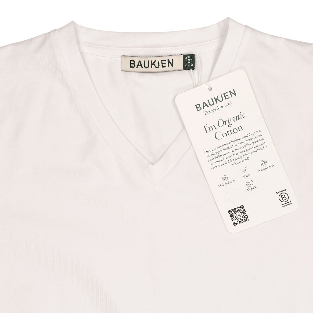 Baukjen White Kiana V-Neck Tee