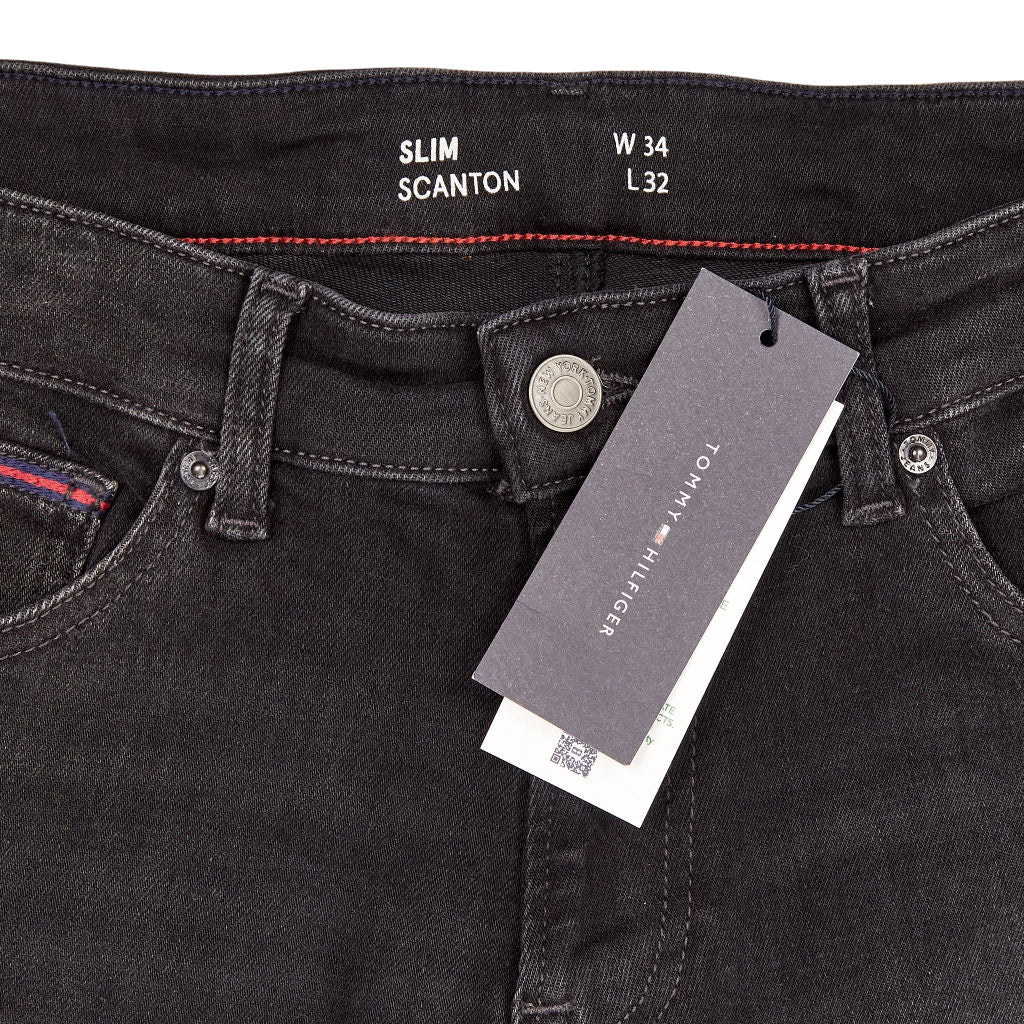 Tommy Jeans Black Slim Scanton Jeans