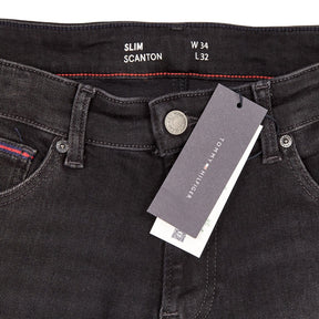 Tommy Jeans Black Slim Scanton Jeans