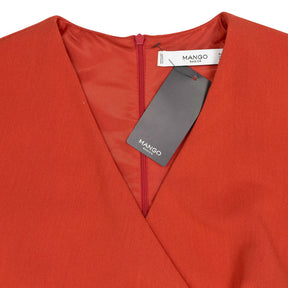 Mango Red Vestido Indi Dress