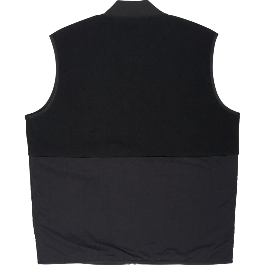 Calvin Klein Black Bonded Fleece Vest