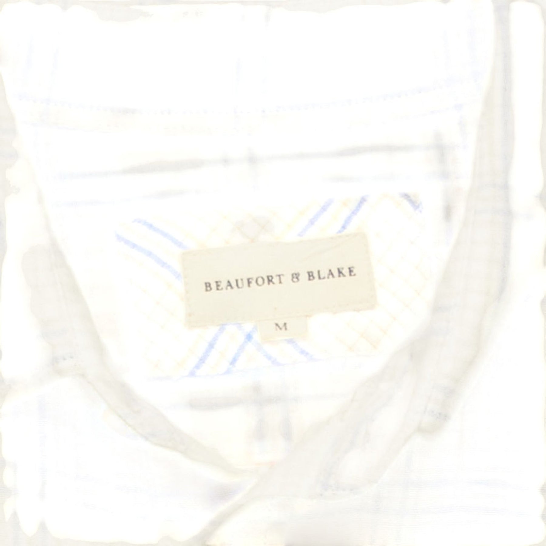 Beaufort & Blake Cream Check Shirt