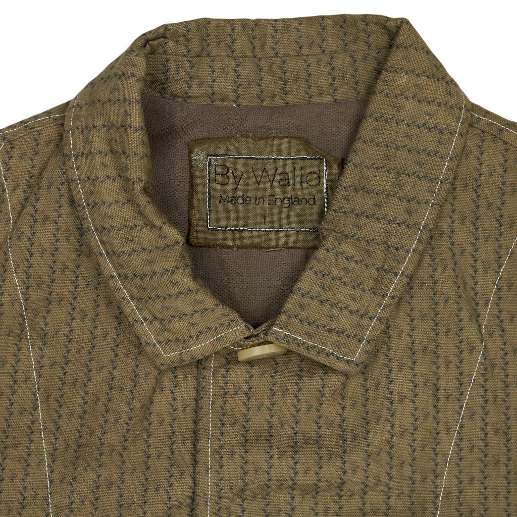 By Walid Brown Cotton Coat