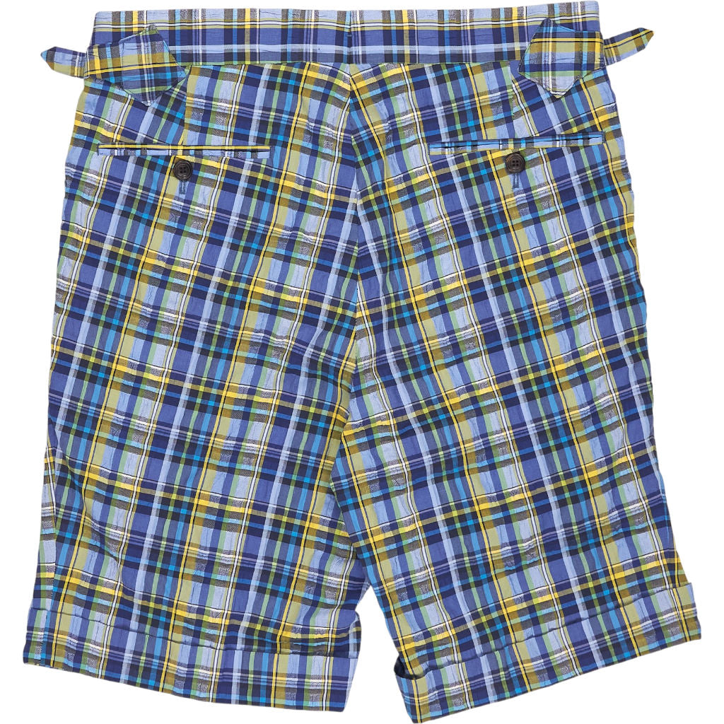 Kit Blake Blue Check Windsor Shorts