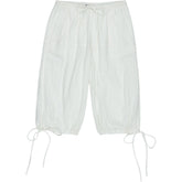 Hush Ecru Seer Sucker Cropped Trousers