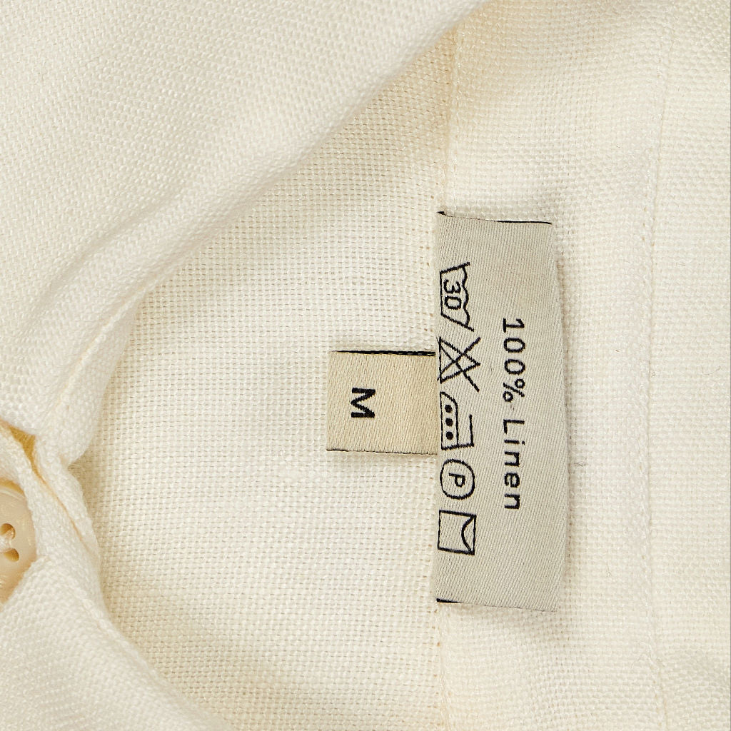 Rose Uniacke Cream Linen Trouser Suit