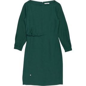 Reiss Green Simone Long Sleeve Dress