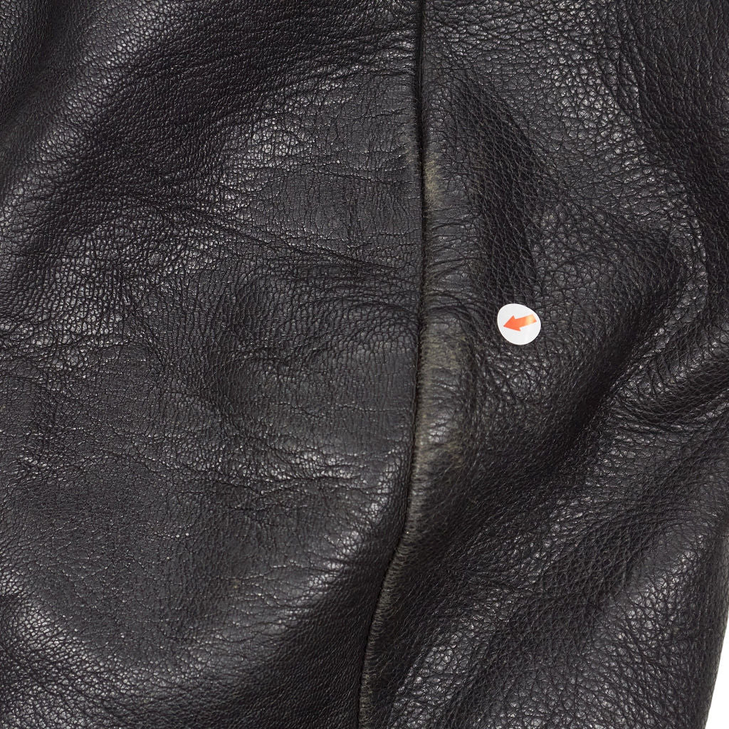 Vintage C'Arols Black Leather Biker Jacket