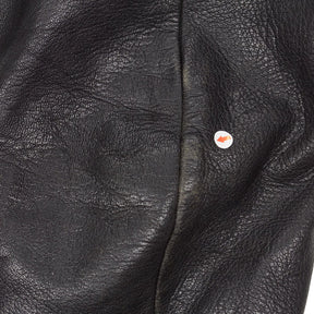 Vintage C'Arols Black Leather Biker Jacket