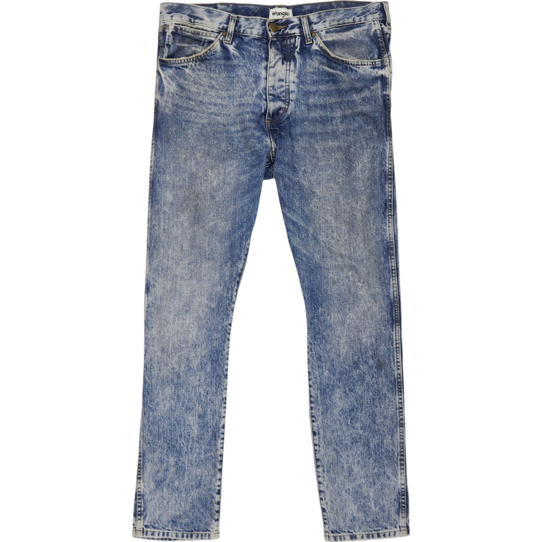 Wrangler Blue Acid Wash Jeans