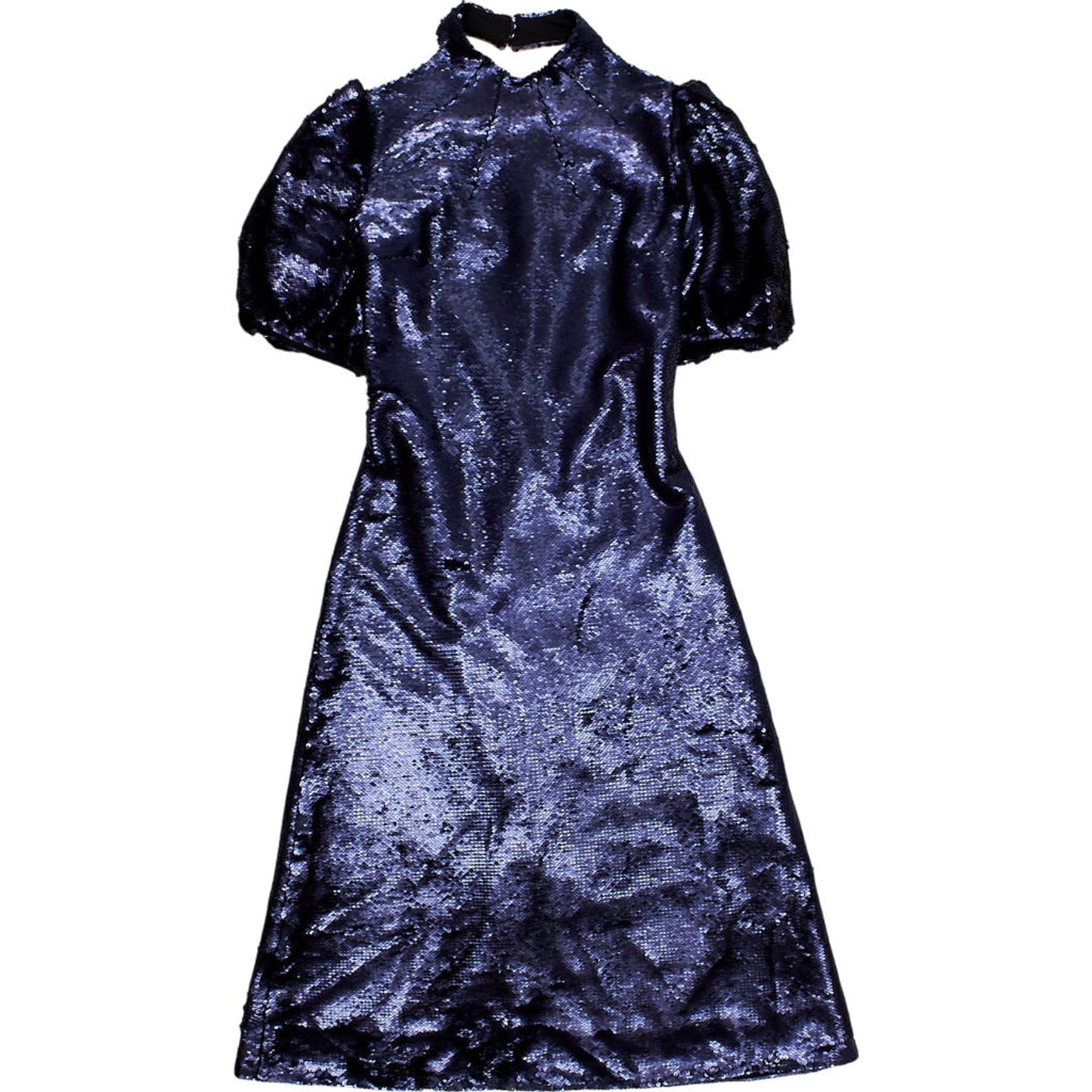 Emilia Wickstead Blue Sequin Dress