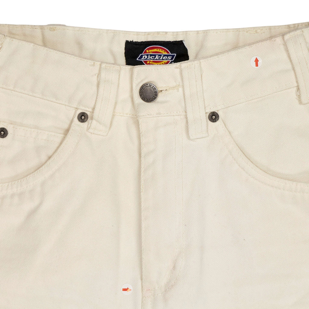 Dickies Cream Denim Shorts