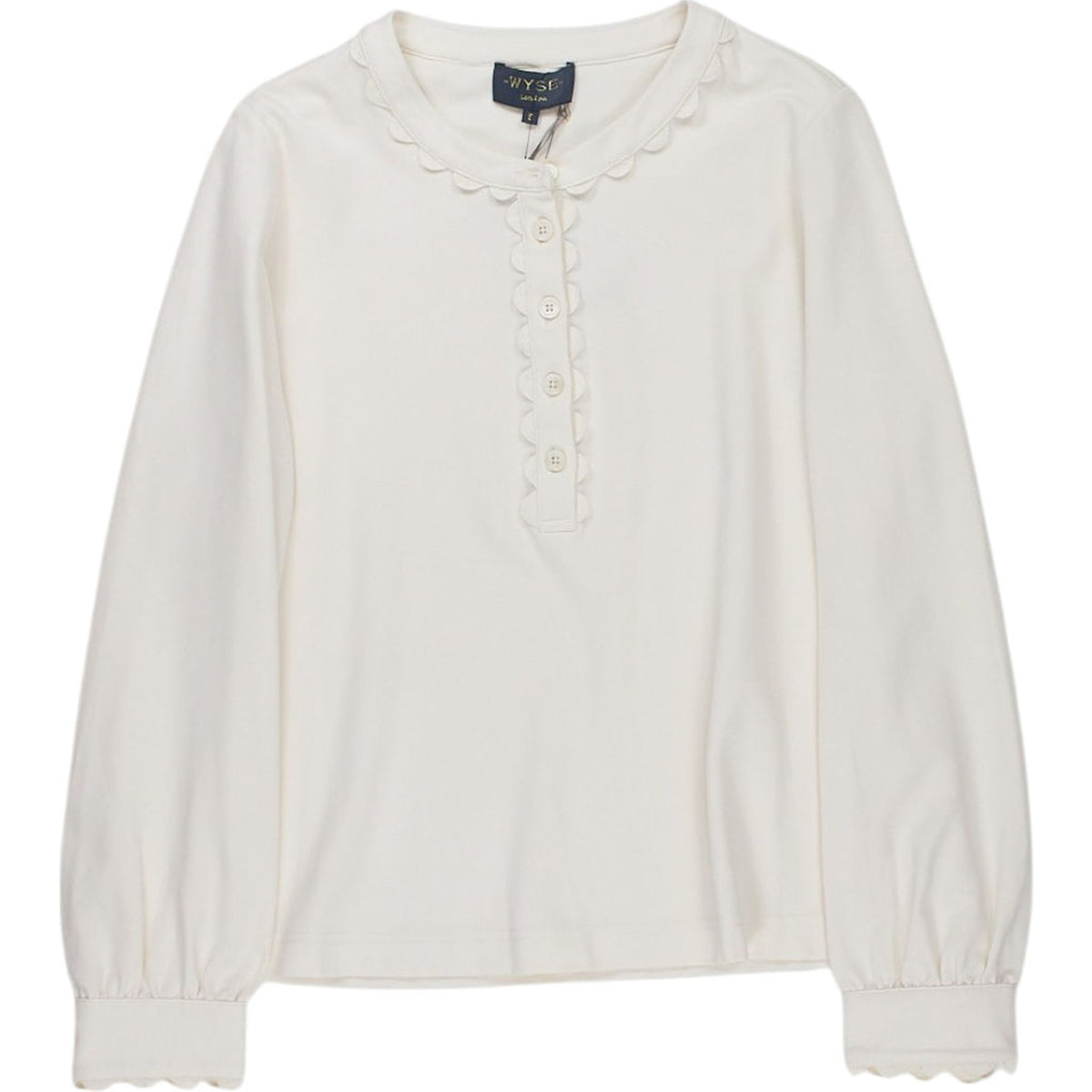 Wyse Ivory Anisa Long Sleeve Top