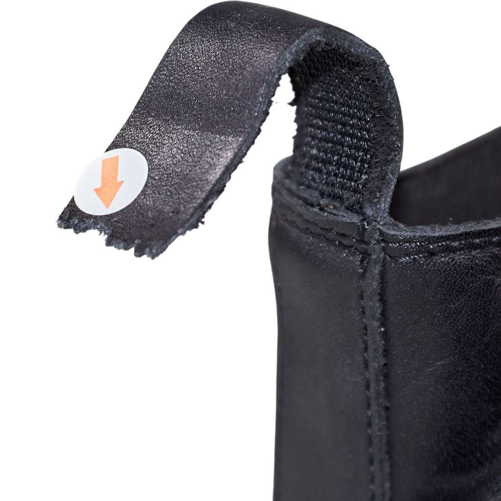 Barbour Black Leather Chelsea Boots
