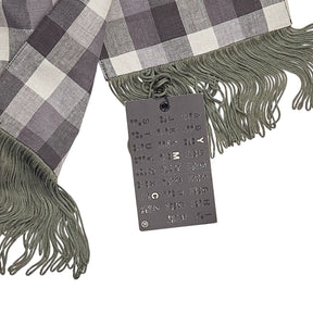 YMC Brown Gingham Scarf