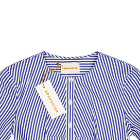 &Daughter Blue White Striped Vivian Dress