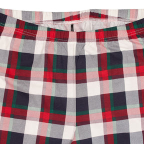 Schiesser Red Green Plaid Pyjama Pants