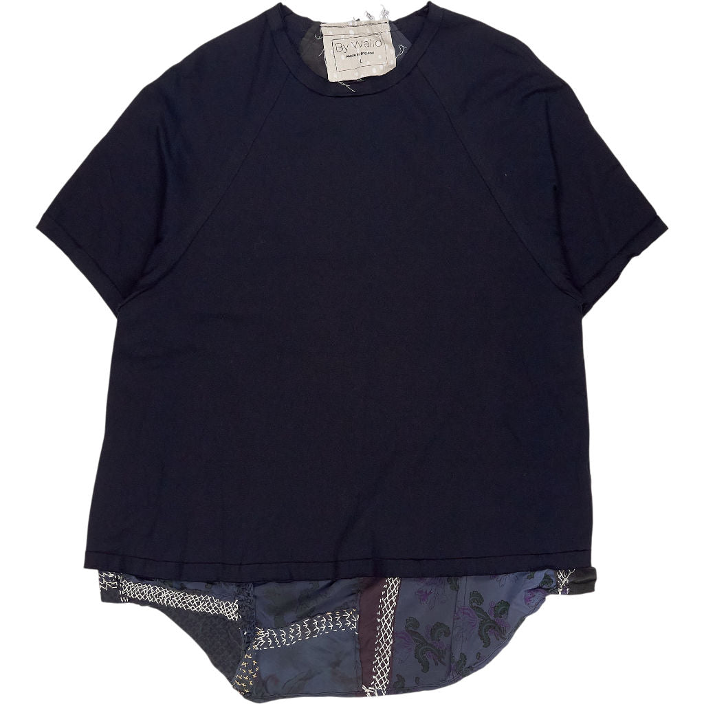 By Walid Black Patchwork T-Shirt