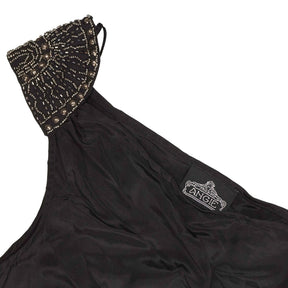 Vintage Angie Black One-Shoulder Jumpsuit
