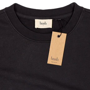 Hush Black Phoebee Puff Sleeve Sweat Top