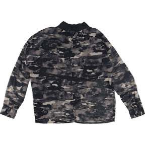 Wyse Camo Print Long Sleeve Top