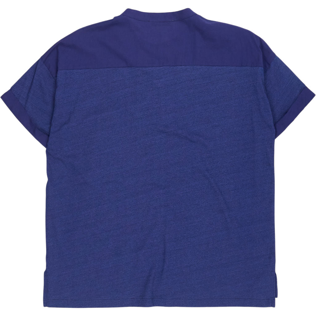 NRBY Blue Oversized Short Sleeve Top