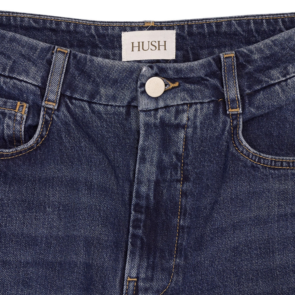 Hush Blue Straight Leg Jeans
