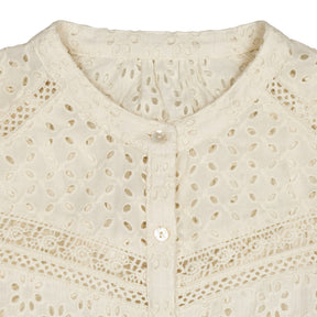 Wyse Gardenia Dawn Broderie Anglaise Top 1