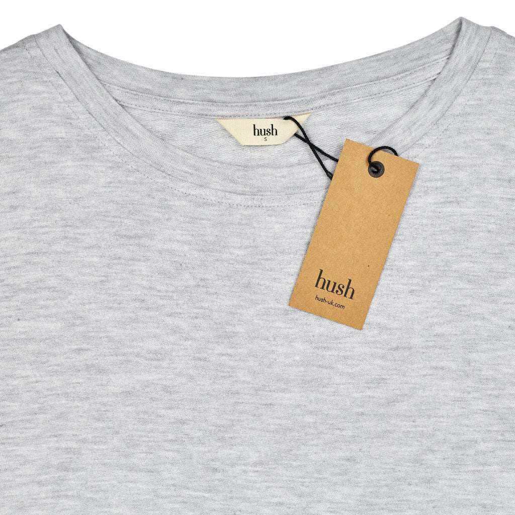 Hush Grey Crew Neck Top