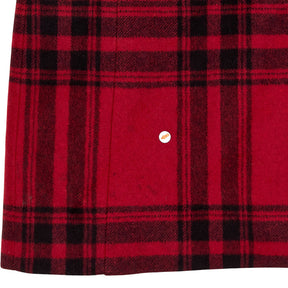 Karen Millen Red Check Wool Coat