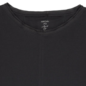 Marc Cain Black Ruffled Hem Top