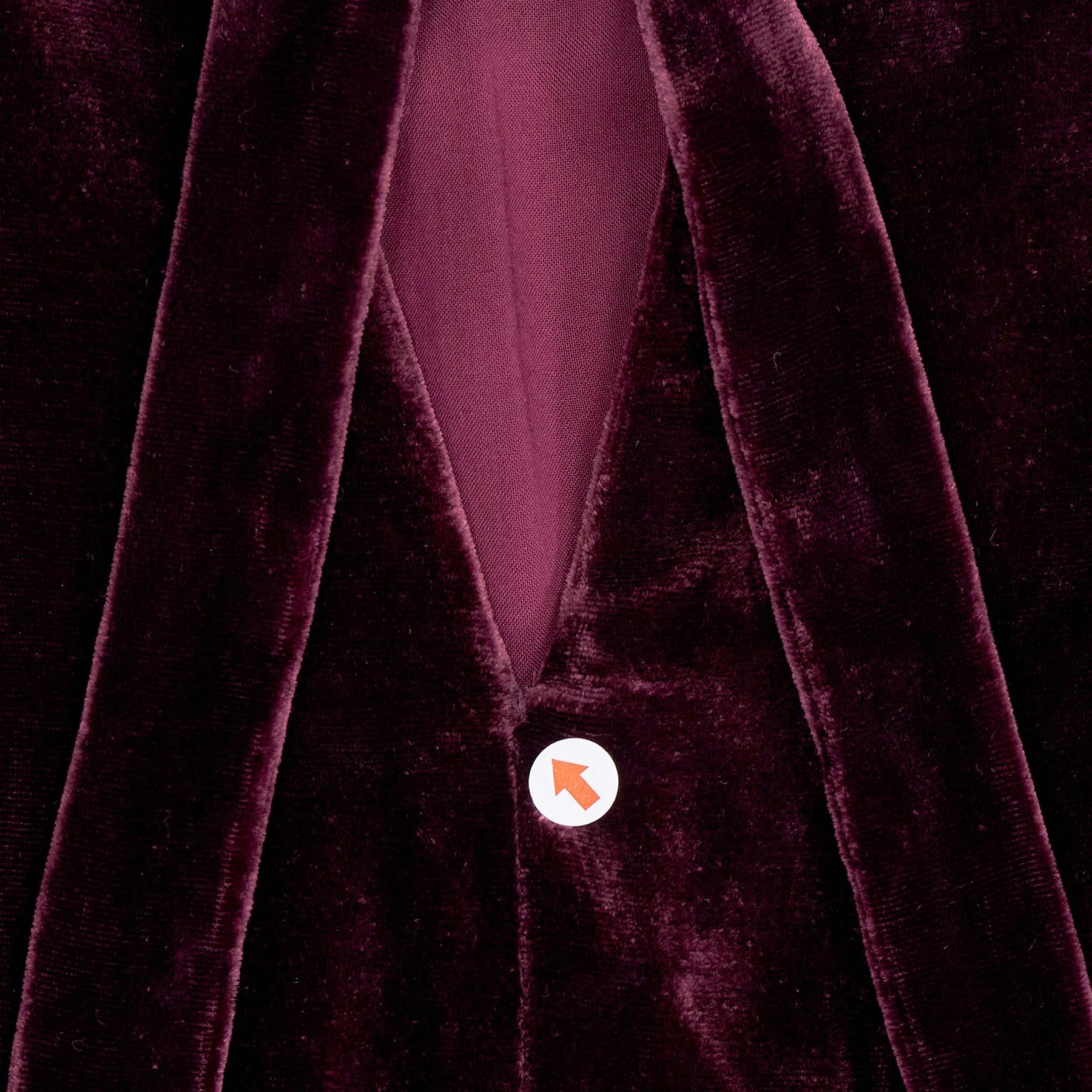 Wyse Deep Fig Burgundy Silk Velvet Paulina Dress