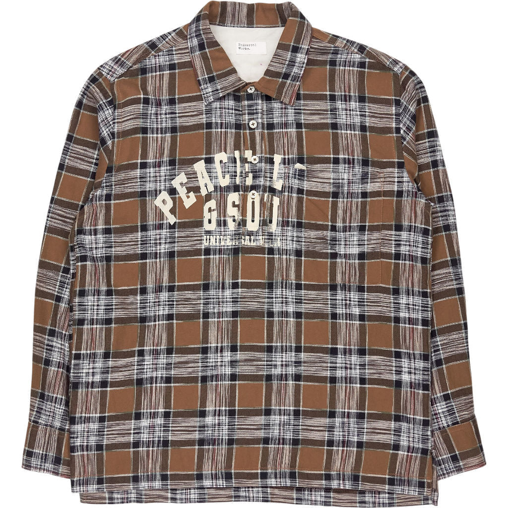 Universal Works Brown Plaid Shirt