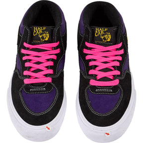 Vans Black Purple Half Cab Trainers US 9
