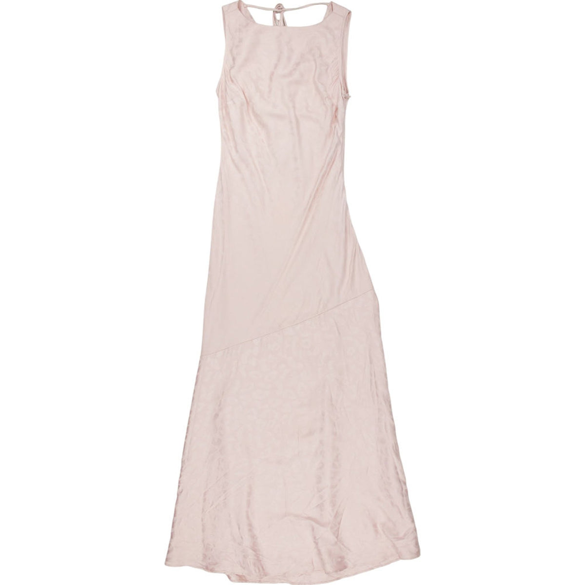 Omnes Pink Drape Back Maxi Dress