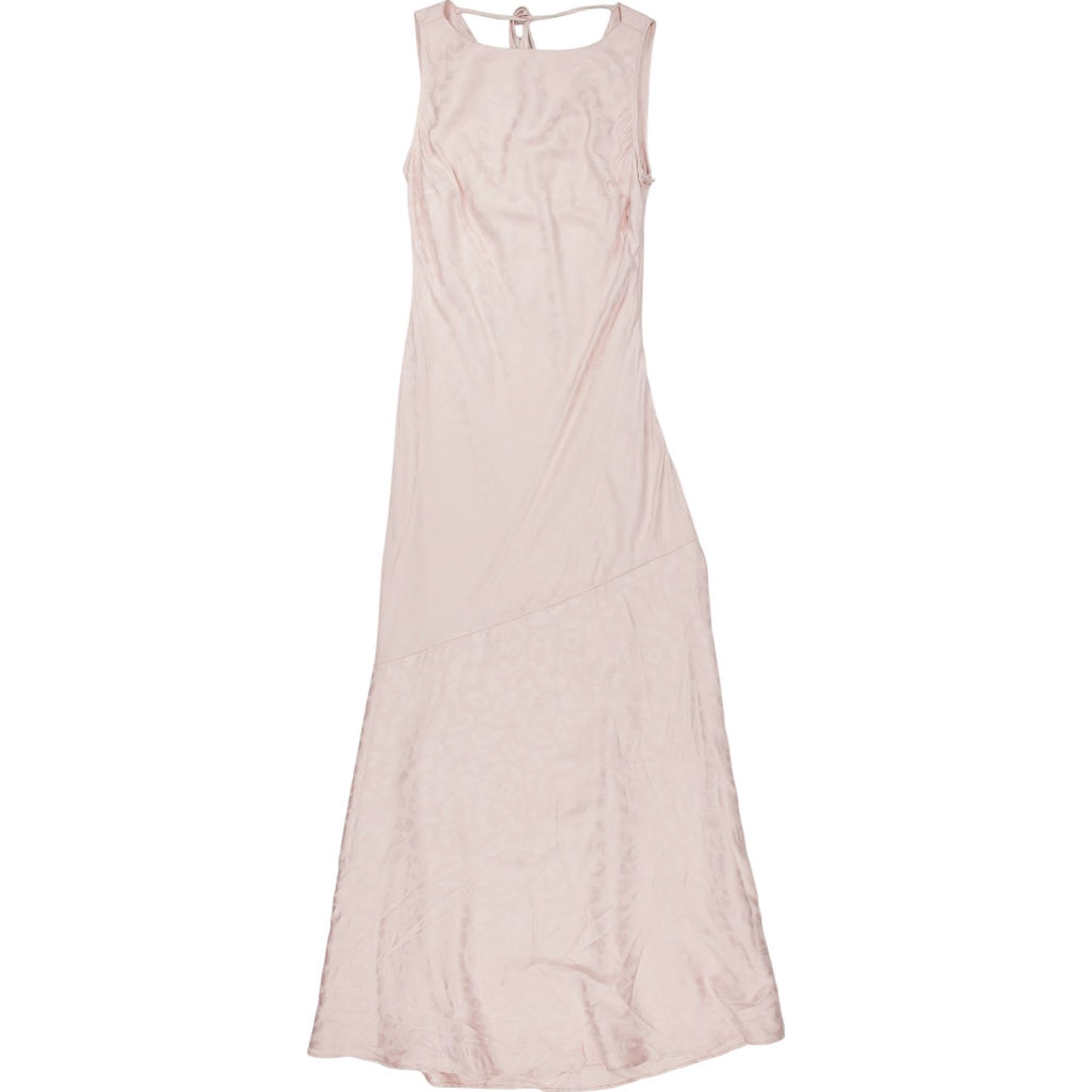 Omnes Pink Drape Back Maxi Dress