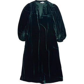 NRBY Green Velvet Dress